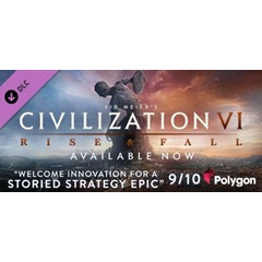 Sid Meier&acute;s Civilization VI - Rise and Fall (DLC) STEAM