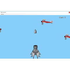 Исходники простой игры &quot;Сбей самолет&quot; C# Windows Forms
