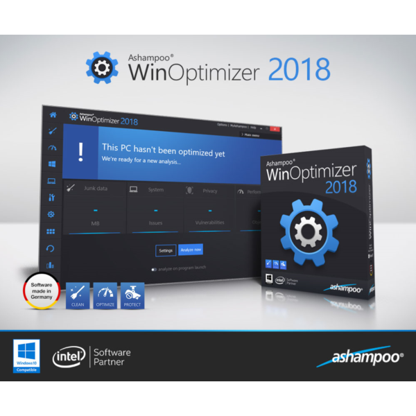 Ashampoo WinOptimizer 2018 (пожизненная лицензия)(Ключ)