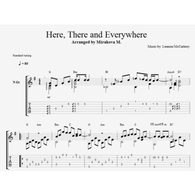 Here, There and Everywhere - The Beatles