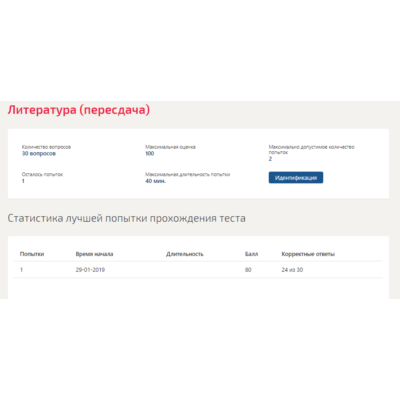 Литература.Тест Синергия 2019