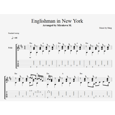 Sting - Englishman In New