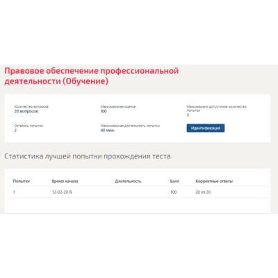 Правовое обеспечение профессиональной деятельности.Тест