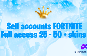 Купить аккаунт Fortnite 25 - 50 скинов + Полный доступ + Почта на SteamNinja.ru