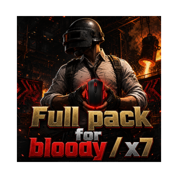 Full пакет макросов Pubg Bloody/x7 (New)