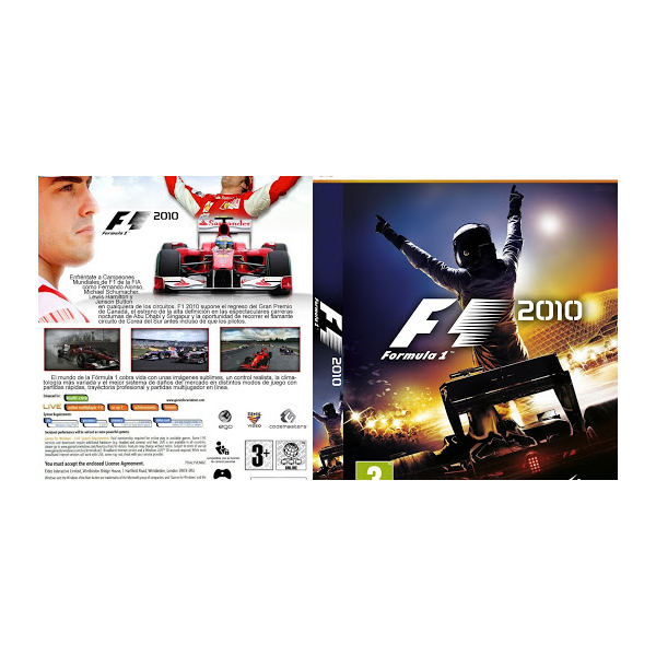 F1 2010 Games for Windows Live Key 0%