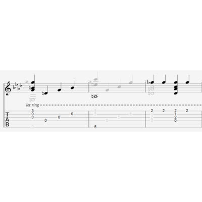 All the things you are табы для гитары