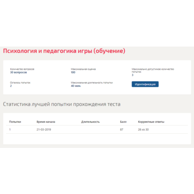 Психология и педагогика игры.Тест Синергия