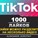1000 Лайков живыми людьми на Ваши видео в Tik Tok