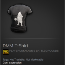 DMM t-shirt for PUBG (CD-key) Steam code