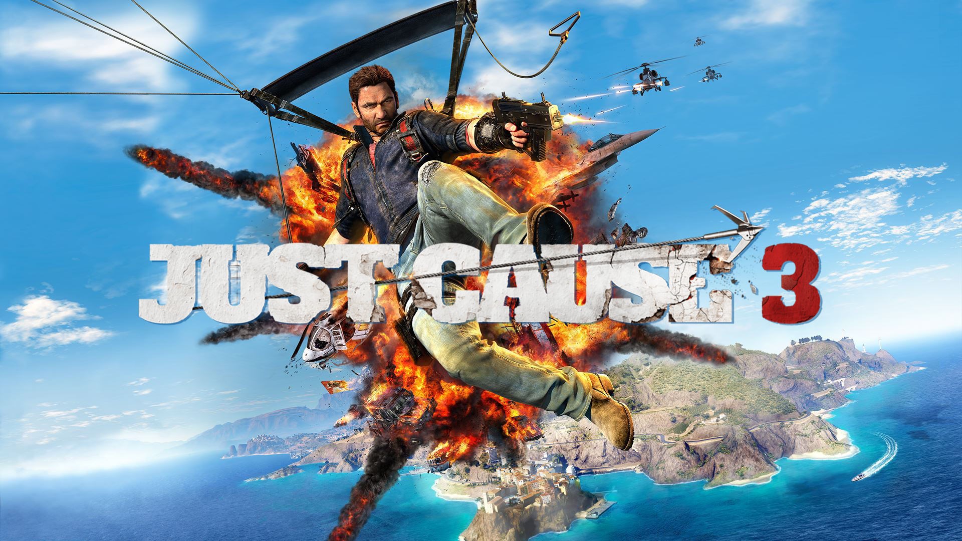 Игра джаст каус. Just cause 3 Постер. Just cause 3 авы. Just cause 3 обложка. Just cause 3 стрим.