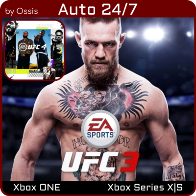 24/7 XBOX UFC 4 Deluxe, EA SPORTS UFC 3