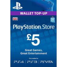 PLAYSTATION NETWORK (PSN) - £5 GBP (UK) 🎮 DISCOUNTS