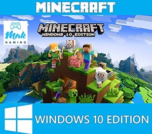 Обложка Minecraft: Windows 10 Edition. Лицензионный Key+ПОДАРОК