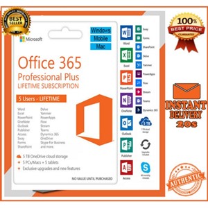 Microsoft Office 365, 5 ПК  бессрочный