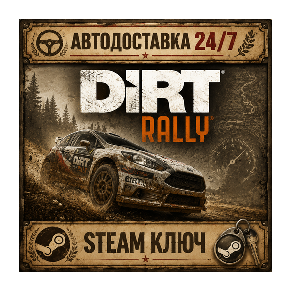 Dirt rally — ключ Steam — Global 0% комиссия