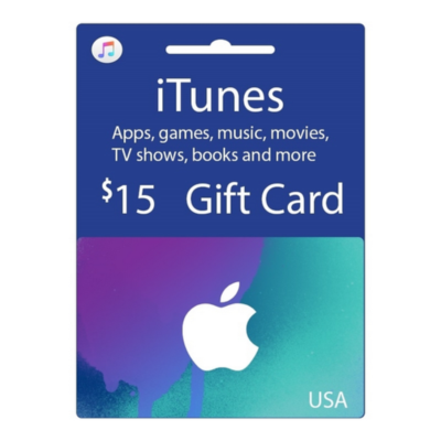 iTunes Gift Card $15 USA - без комиссии