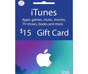 iTunes Gift Card $15 USA + Скидки
