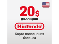 🔴 Nintendo eShop Карта Оплаты – 20 $ (США) Gift Card