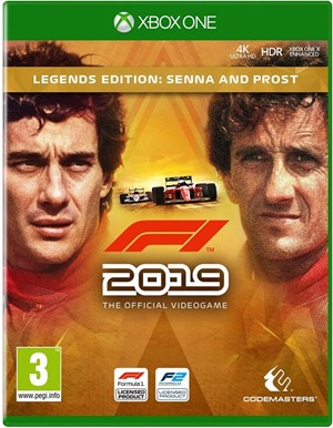 Обложка F1 2019 Legends Edition Senna & Prost Xbox One + Series