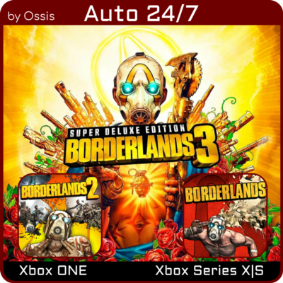 24/7 XBOX Borderlands 3 Super Deluxe, Borderlands 2, Borderlands