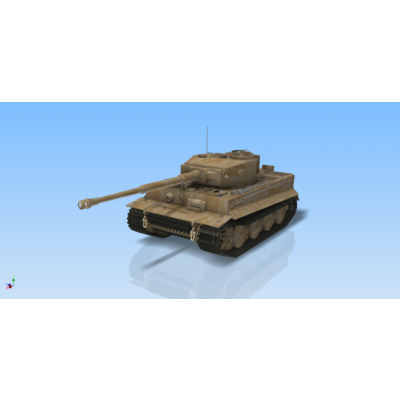 3D модель танка Tiger 1  Autodesk Inventor 940 ДЕТАЛЕЙ