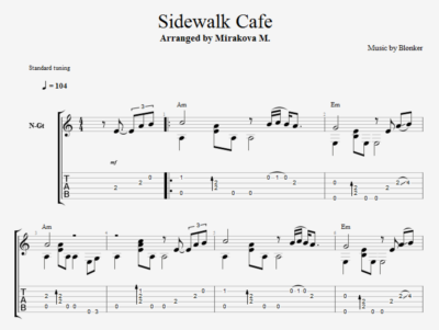 Sidewalk Cafe - Blonker