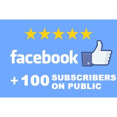 ✅👍 100 Подписчиков в паблик FACEBOOK для Бизнеса ⭐