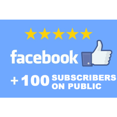 ✅👍 100 Подписчиков в паблик FACEBOOK для Бизнеса ⭐