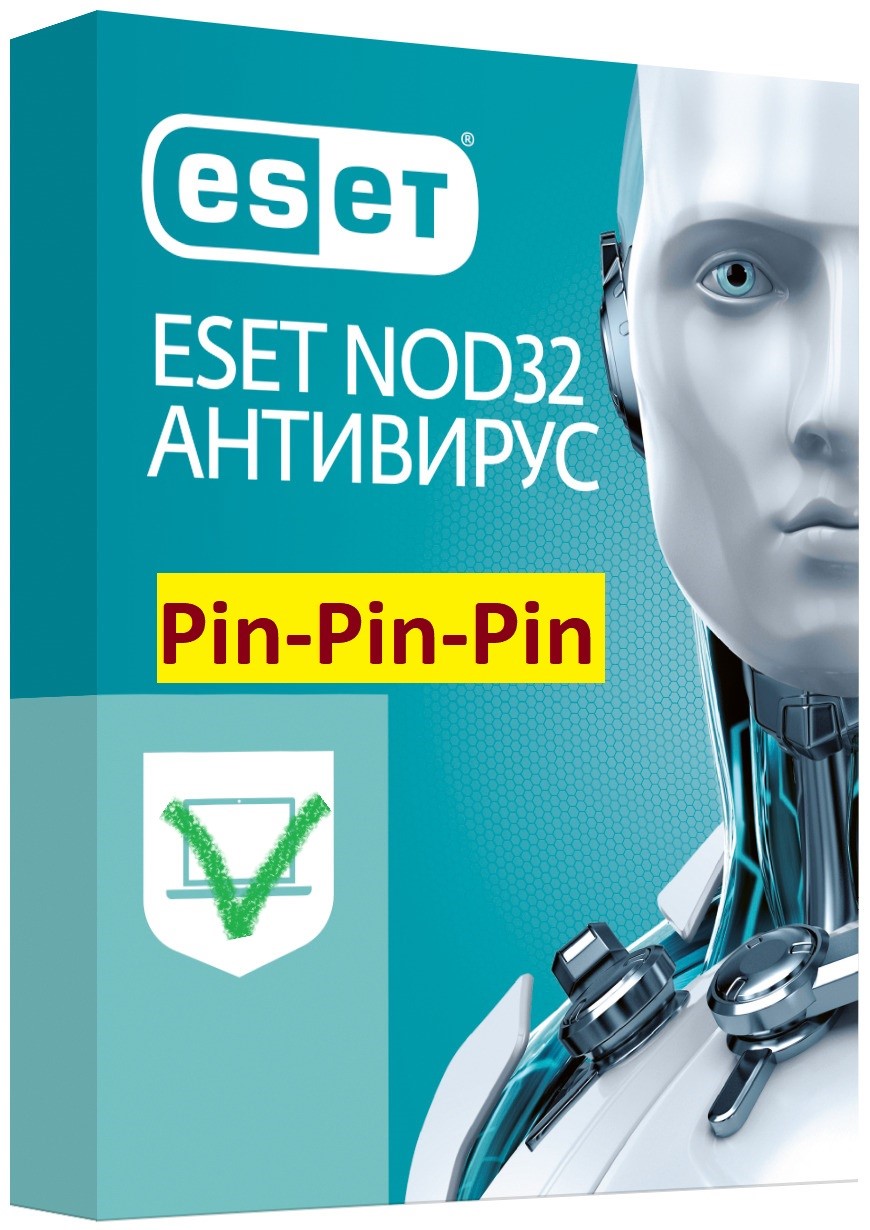 Обложка ESET NOD32 Антивирус защита январь 2023 GLOBAL 1PC
