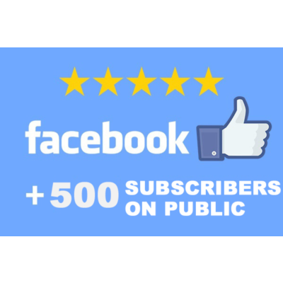 ✅👍 500 Подписчиков в паблик FACEBOOK для Бизнеса ⭐