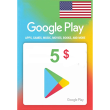GOOGLE PLAY GIFT CARD $5 (USA) 🎁