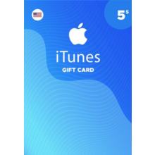 iTunes Gift Card $5 USA 🎵 🎮