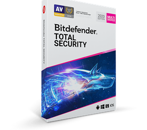 Обложка Bitdefender Total Security 2021 180 дней 5 устройств