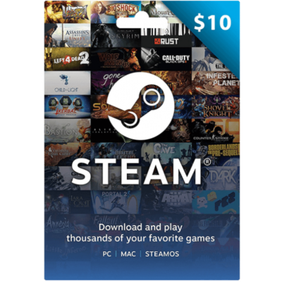 STEAM WALLET GIFT CARD 10$ USD + ТУРЦИЯ / АРГЕНТИНА 🎁