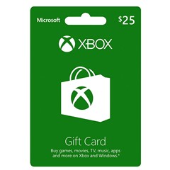 Xbox Gift Card $25 USA - без комиссии