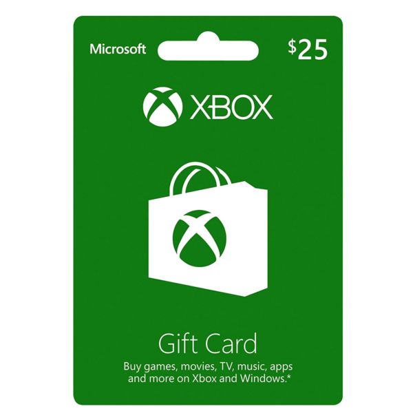 Xbox Gift Card $25 USA — без комиссии