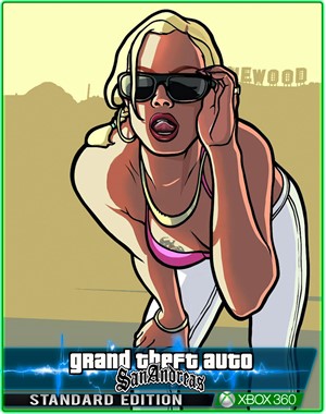 Обложка GTA 5,San Andreas XBOX 360