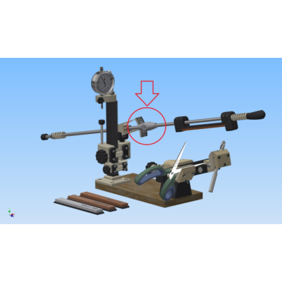 Механизм для  Заточки ножа в Линзу, 3D модель