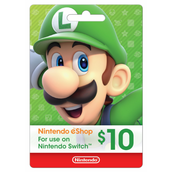 Nintendo eshop 10$ USA — без комиссии