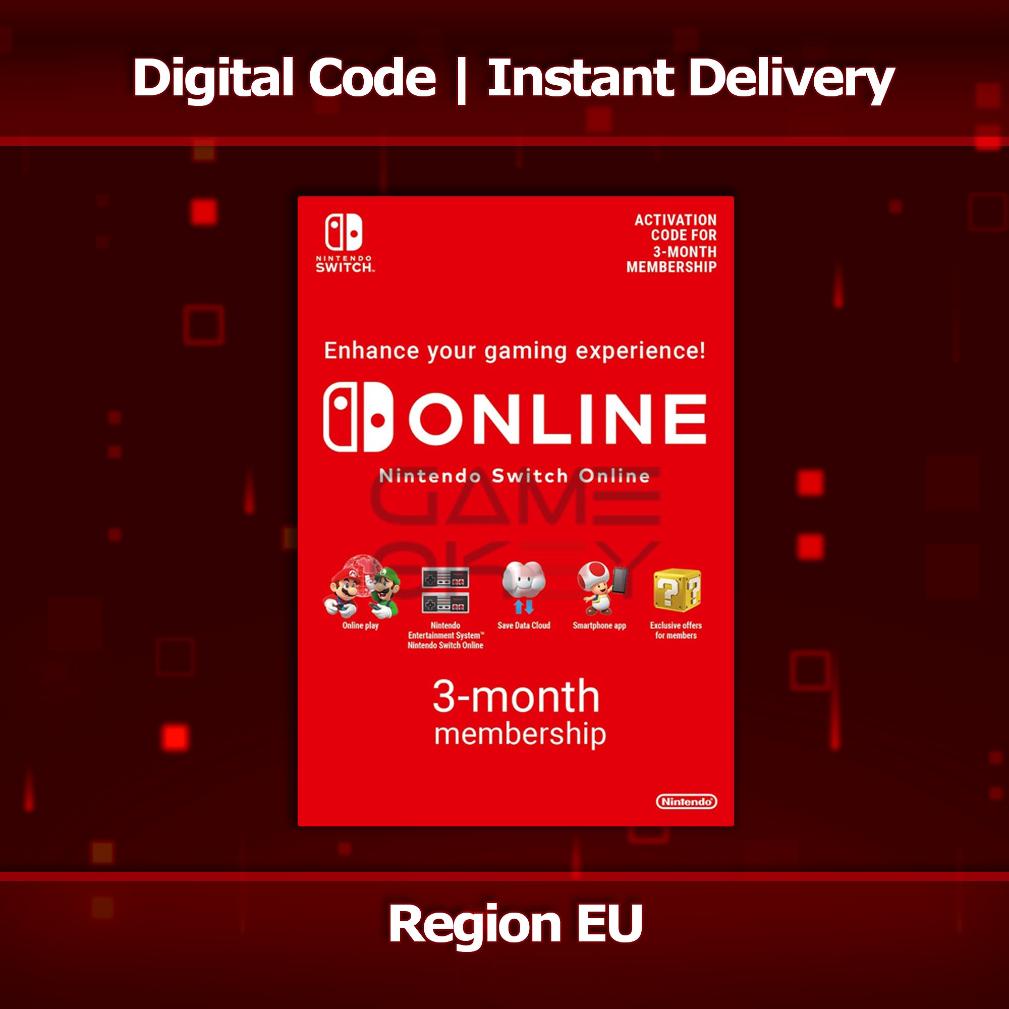 Скриншот Nintendo Switch Online Подписка 3 МЕС EU/RU +СКИДКИ