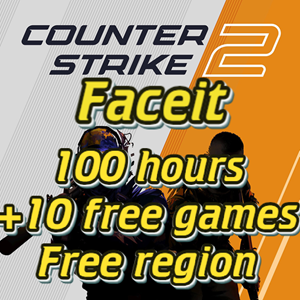 ✅Аккаунт для Faceit 100 Часов в CS 2 +10 free games!✅