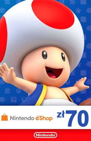 Обложка Nintendo eShop Store Poland: Карта оплаты 70zl