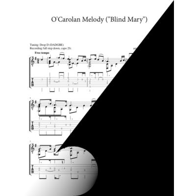 O´Carolan Melody ("Blind Mary")