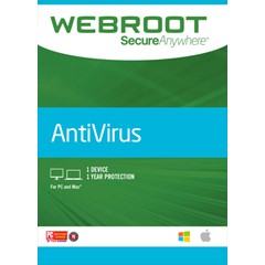 Webroot SecureAnywhere AntiVirus   до 25.03 2025  /1 пк