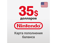 🔴 Nintendo eShop Карта Оплаты – 35 $ (США) Gift Card