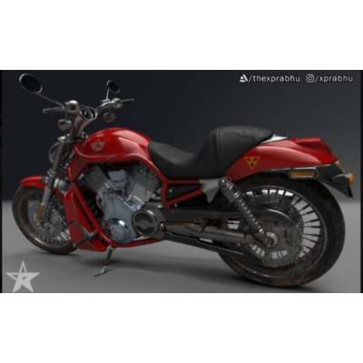 Harley Davidson 3д модель
