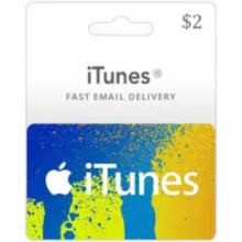 iTunes Gift Card $2 USA 🎵 🎮