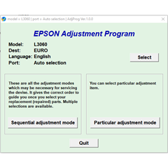 Epson L3060 Adjustment Program