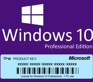 Обложка Windows 10 Pro 32/64bit original key